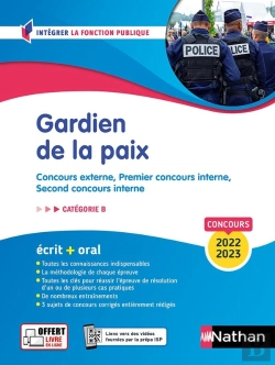 Bertrand.pt - Concours Gardien De La Paix 2019/2020 - Categorie B (Integrer La Fonction Publique) - 2022