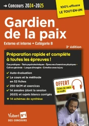 Concours Gardien De La Paix - Catégorie B - Préparation Rapide Et Complète À Toutes Les Épreuves - Tout Le Cours En Audio : Concours Externe Et Interne 2024-2025