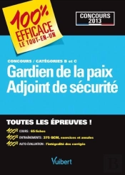 Concours Gardien De La Paix Et Adjoint De Sécurité ; Catégories B Et C