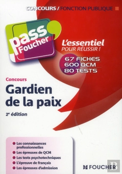 Bertrand.pt - Concours Gardien De La Paix