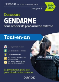 Bertrand.pt - Concours Gendarme - Sous-Officier De Gendarmerie Externe ; Tout-En-Un (Édition 2024/2025)