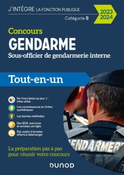 Bertrand.pt - Concours Gendarme : Sous-Officier De Gendarmerie Interne (Édition 2023/2024)