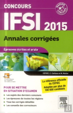 Bertrand.pt - Concours Ifsi ; Annales Corrigées ; 2015 ; 15e Édition