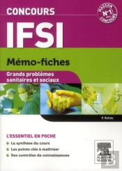 Concours Ifsi Memo-Fiches - Grands Problemes Sanitaires Et Sociaux