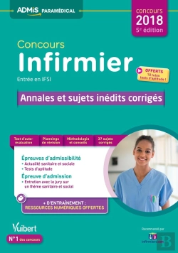 Bertrand.pt - Concours Infirmier Entree En Ifsi Annales Et Sujets Inedits Corriges 5e Edt