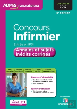 Bertrand.pt - Concours Infirmier Entree Ifsi Annales Et Sujets Inedits Corriges 4e Edt