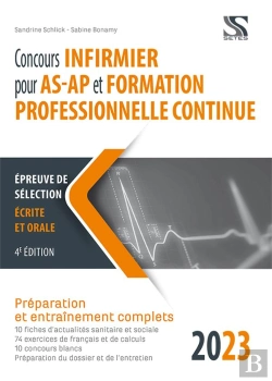 Bertrand.pt - Concours Infirmier Pour As-Ap Et Formation Professionelle Continue (Édition 2023)