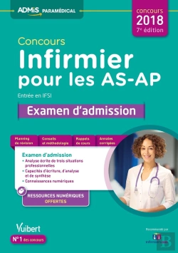 Bertrand.pt - Concours Infirmier Pour Les As Ap Entree En Ifsi Examen D'Admission 7e Edt