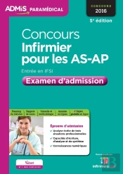 Concours Infirmier Pour Les As Et Ap Entree En Ifsi Examen D'Admission 5e Edt