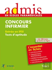 Concours Infirmier ; Tests D'Aptitude ; L'Essentiel En Fiches