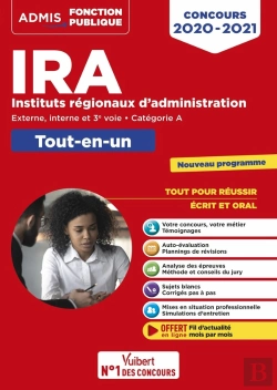 Bertrand.pt - Concours Ira - Categorie A - Tout-En-Un - Annales 2020 Incluses (Édition 2020/2021)