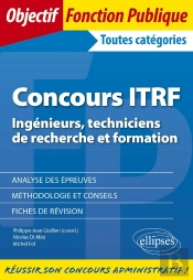 Concours Itrf (Ingénieurs, Techniciens De Recherche Et Formation) De Catégorie A, B Et C