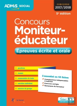 Bertrand.pt - Concours Moniteur Educateur Epreuves Ecrites Et Orales Essentiel 45 Fic 5e Edt