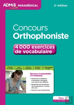 Bertrand.pt - Concours Orthophoniste 4000 Exercices De Vocabulaire