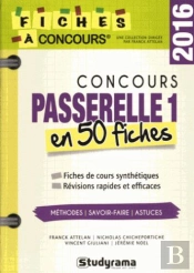 Concours Passerelle 1 En 40 Fiches 2016