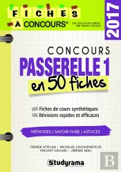 Concours Passerelle 1 En 50 Fiches 2017