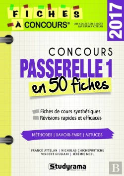 Bertrand.pt - Concours Passerelle 1 En 50 Fiches 2017
