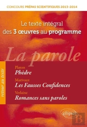 Concours Prépas Scientifiques : Texte Intégral Des Oeuvres Au Programme