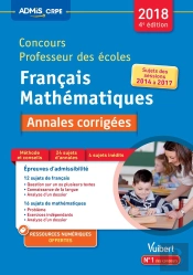 Concours Professeur Des Ecoles Annales 2017 Corrigees Franc Maths 4e Edt