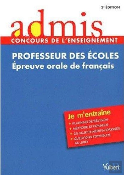 Bertrand.pt - Concours Professeur Des Ecoles Epreuve Orale De Francais 2e Edt