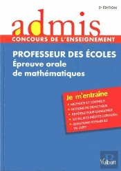 Concours Professeur Des Ecoles Epreuve Orale De Mathematiques