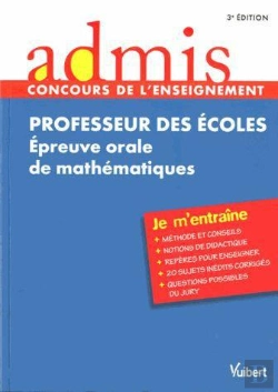 Bertrand.pt - Concours Professeur Des Ecoles Epreuve Orale De Mathematiques
