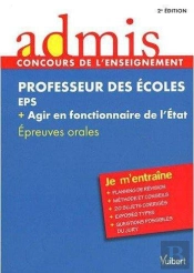 Concours Professeur Des Ecoles Eps Et Agir En Fonctionnaire 2e Edt