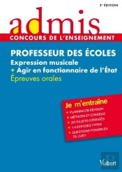 Concours Professeur Des Ecoles Expression Musicale Et Agir Fonctionnaire 2e Edition