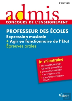 Bertrand.pt - Concours Professeur Des Ecoles Expression Musicale Et Agir Fonctionnaire 2e Edition