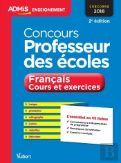 Concours Professeur Des Ecoles Francais Cours Et Exercices 48 Fiches 2e Edt