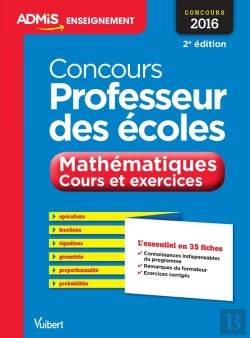 Bertrand.pt - Concours Professeur Des Ecoles Mathematiques Cours Et Exercices 35 Fic 2e Edt