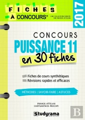 Concours Puissance 11 En 30 Fiches 2017