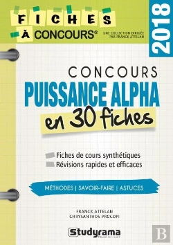 Bertrand.pt - Concours Puissance Alpha En 30 Fiches