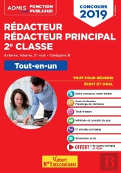 Concours Redacteur Et Redacteur Principal Territorial Categorie B - Tout-En-Un