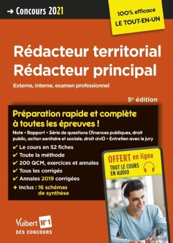 Bertrand.pt - Concours Rédacteur Territorial Et Rédacteur Principal - Categorie B - Préparation Rapide Et Complète
