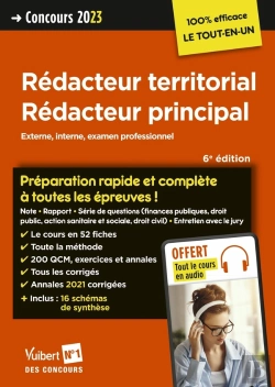 Bertrand.pt - Concours Rédacteur Territorial Et Rédacteur Principal : Catégorie B ; Préparation Rapide Et Complète