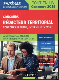 Bertrand.pt - Concours Redacteur Territorial. Externe, Interne Et 3e Voie. Tout En Un - Concours 2019