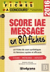 Concours Score Iae Message En 50 Fiches