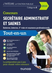 Concours Secretaire Administratif Et Saenes - 2024 - Tout-En-Un