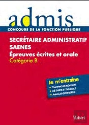 Concours Secretaire Administratif Et Saenes Ecit Oral Categorie B