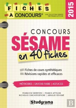 Bertrand.pt - Concours Sésame En 40 Fiches