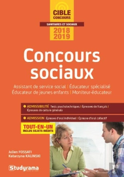 Bertrand.pt - Concours Sociaux ; Assistant De Service Social, Éducateur Spécialisé, Éducateur De Jeunes Enfants, Moniteur-Éducateur ; Tout-En-Un (Concours 2018/2019)