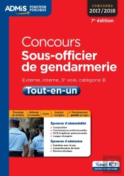 Concours Sous Officier De Gendarmerie Cat B Tout En Un 7e Edt