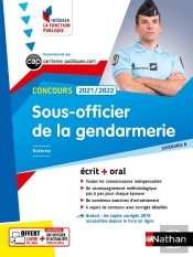 Concours Sous-Officier De La Gendarmerie ; Catégorie B (Édition 2021/2022)