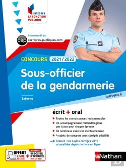 Bertrand.pt - Concours Sous-Officier De La Gendarmerie ; Catégorie B (Édition 2021/2022)