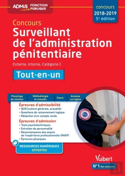 Bertrand.pt - Concours Surveillant De L'Administration Penitentiaire Cat C Tout En Un 5e Edt