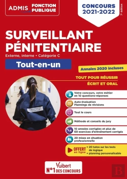 Bertrand.pt - Concours Surveillant Pénitentiaire - Categorie C - Tout-En-Un - Concours Externe Et Interne (Édition 2021/2022)