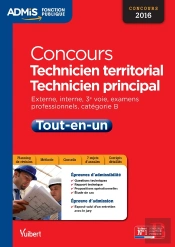 Concours Technicien Territorial, Technicien Principal ; Tout-En-Un Catégorie B