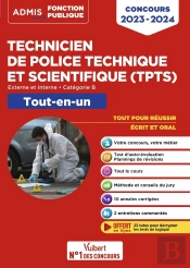 Concours Tpts - Technicien De Police Technique Et Scientifique  Categorie B - Tout-En-Un - Externe