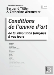 Conditions De L'Oeuvre D'Art De La Révolution Française À Nos Jours